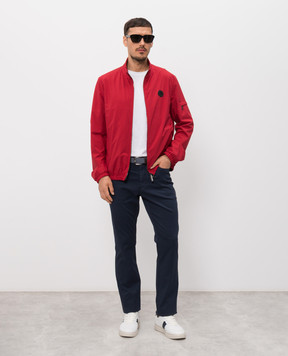 Stefano Ricci Сині штани з патчем логотипа M8T61B0070TFANT