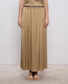 Peserico Коричнева спідниця з логотипом A0504106638