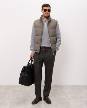 Brunello Cucinelli Сірий джемпер M29400104