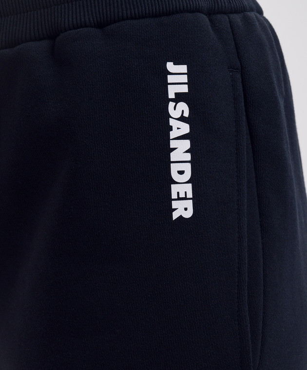 Jil Sander Голубые утепленные джоггеры с принтом логотипа JJ02KA0424J20128 изображение 5