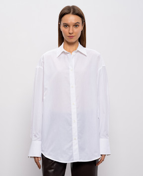 Toteme Белая рубашка в полоску 261WRT0621FB0586