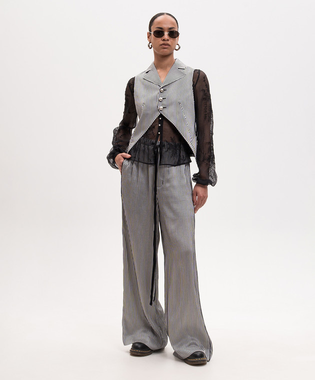 Ann Demeulemeester Жилет Lune в смужку B0014019FA737 зображення 2