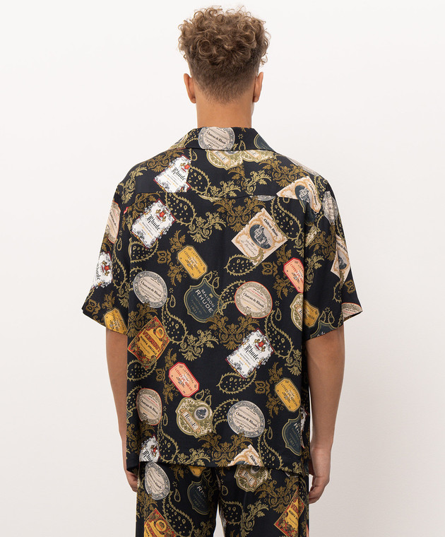 Rhude Черная рубашка BANDANA RHPF26SS02202 изображение 4