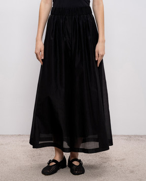 Peserico Черные кюлоты с цепочкой мониль E04131D08372