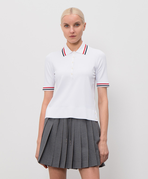 Thom Browne Белое поло FKP132AY5502 изображение 3