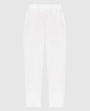 Brunello Cucinelli Белые спортивные штаны с эмблемой MB422P9203