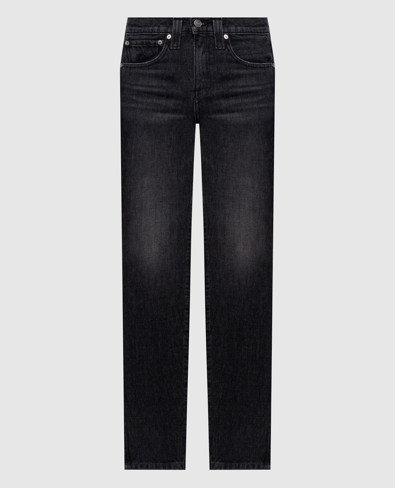 

Серые джинсы слим с эффектом потертости, Серый, Зауженные джинсы