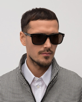 Tom Ford Чорні сонцезахисні окуляри Giulio з логотипом FT0698