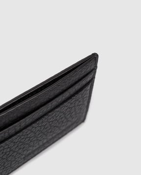 Tom Ford Чорний шкіряний картхолдер з логотипом YH416LCL499S
