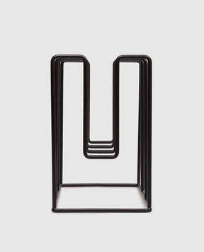 L'Appartement Чорна металева підставка для капців STEPLINESLIPPERSTAND