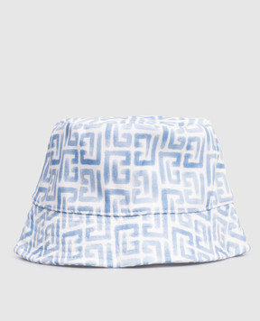 Balmain Дитяча біла панама у візерунок PB Labyrinth BY0P57Z3777
