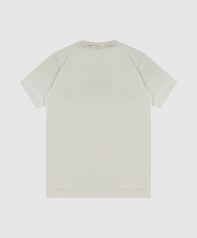 Stone Island Дитяча футболка зеленого кольору з нашивкою логотипа L1S162100002S00471012 зображення 2