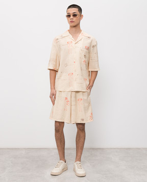 Misbhv Бежева сорочка Devil Postcard 260M104