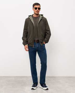 Stefano Ricci Сині джинси з монограмою логотипа MST61B2030T0217