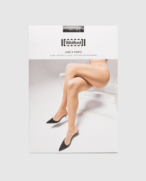Wolford Черные колготки Luxe 9 den 17028