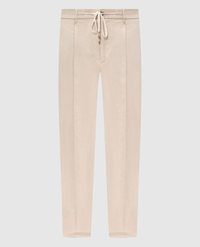 Peserico Бежеві штани з льону R54274D02606