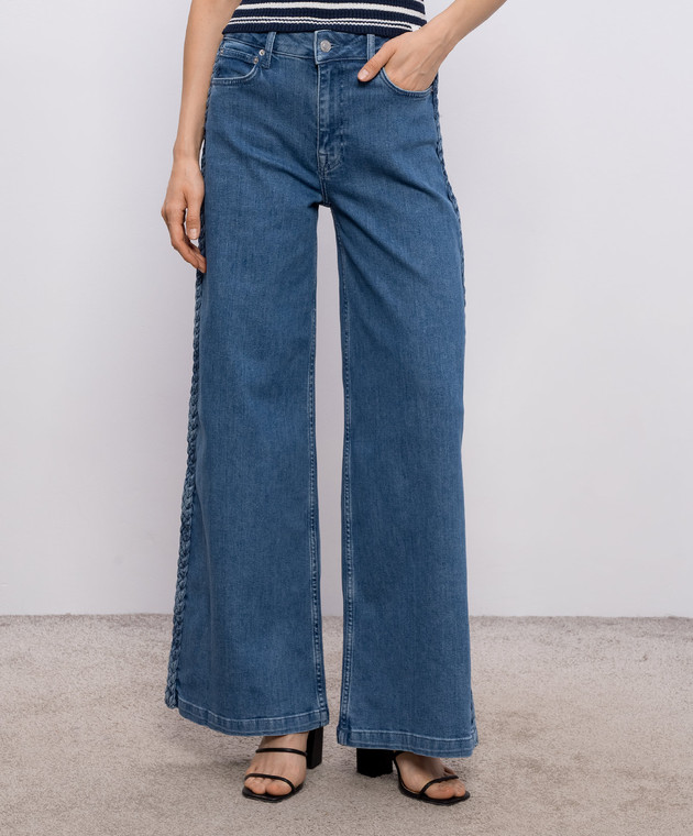 Simkhai Синие джинсы клеш Booker 2264009DNBN изображение 3