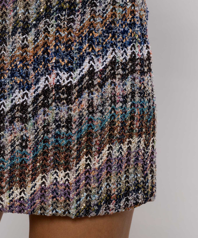 Missoni Твидовая юбка с шерстью с люрексом DS26WH09BC006C изображение 5