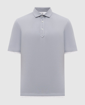 Brunello Cucinelli Голубое поло ME8543966