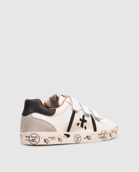 Premiata Дитячі білі шкіряні кросівки Andy 322094523639