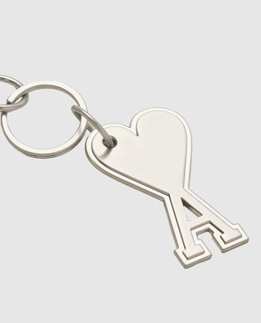 Ami Paris Сріблястий брелок Ami De Coeur UKR906369