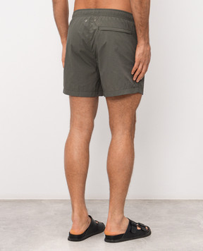 CDLP Зелені подовжені шорти для плавання MSW003082301