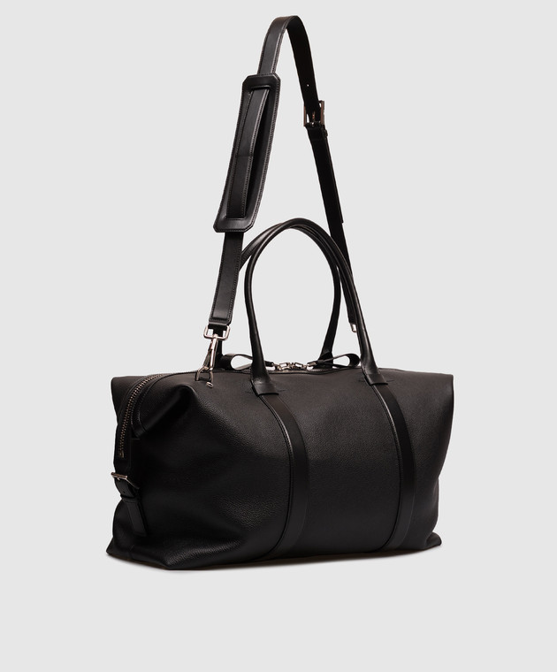 Tom Ford Черная кожаная дорожная сумка H0775LCL213S изображение 3