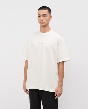 Stone Island Біла футболка з принтом логотипа K2S152100037S0197