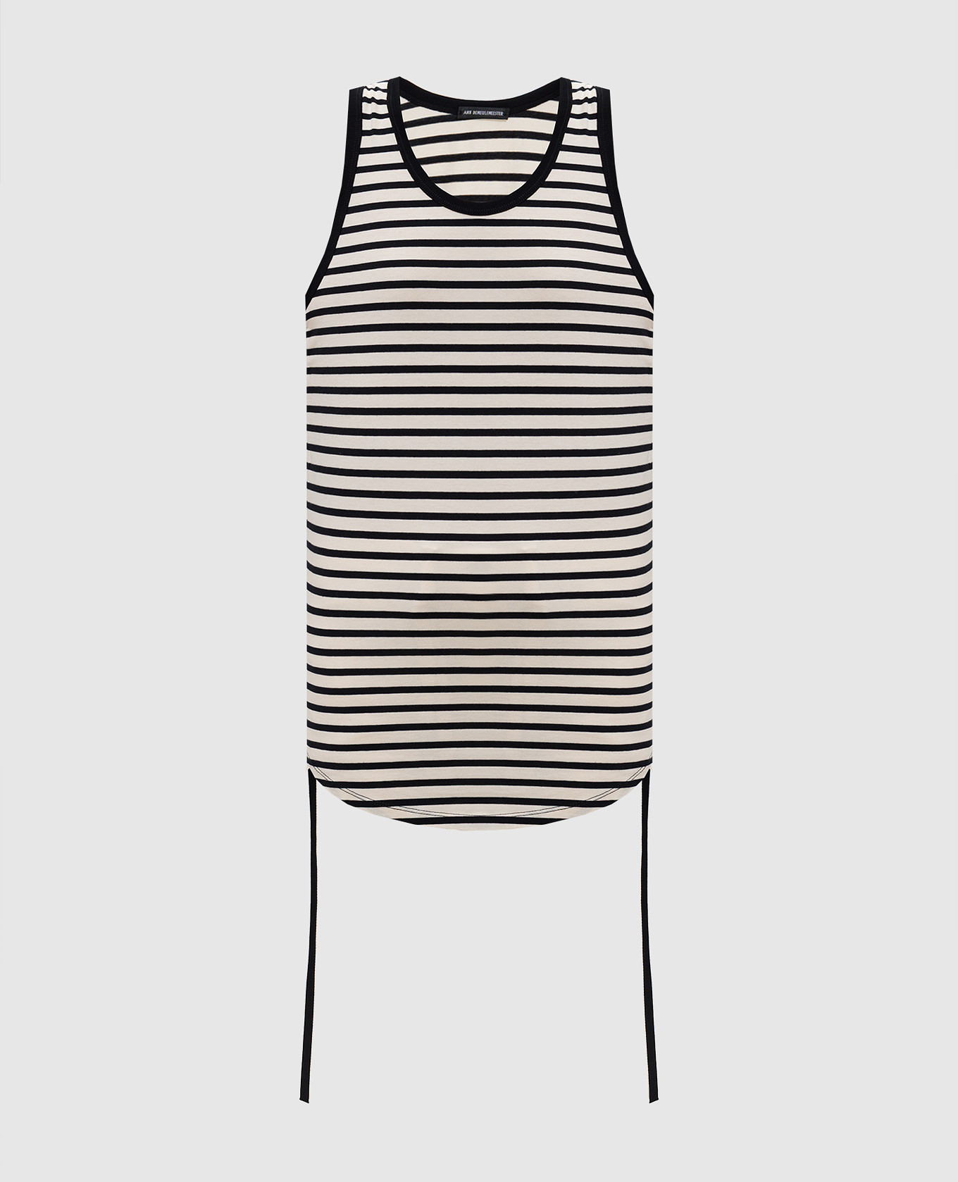 

Майка Mara цвета айвори в полоску, Бежевый, Майки