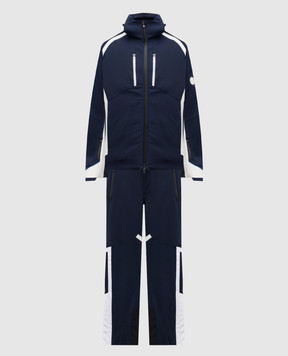 Stefano Ricci Горнолыжный костюм синего цвета с логотипом M6J5S00010IT2600M6T5S