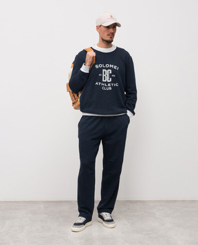 Brunello Cucinelli Сині спортивні штани MR8313381G