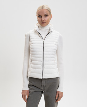 MooRER Белый пуховой жилет VILLAN VILLANS3
