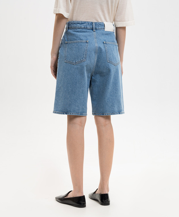 Loulou de Saison Голубые джинсовые шорты ISU ISULDS изображение 4