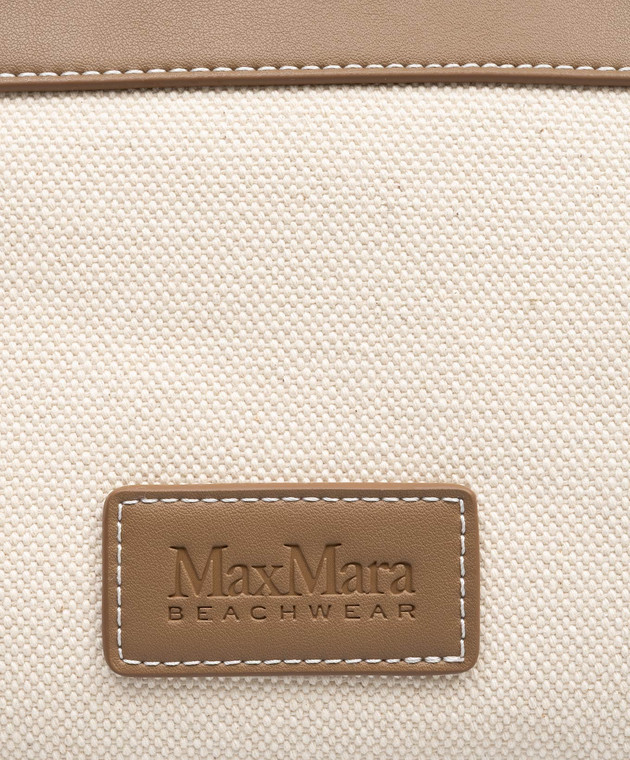 Max Mara Бежевый клатч RISIA BCHFRISIA изображение 4