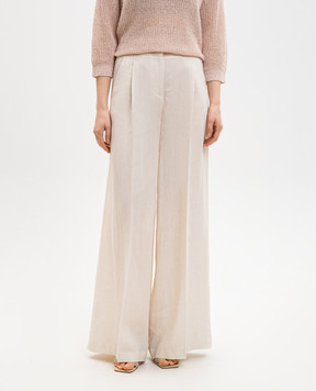 Peserico Бежеві штани з льону E0439402600