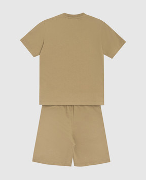 C.P. Company Дитячий костюм кольору хакі з принтом логотипа CMG005LAA171014