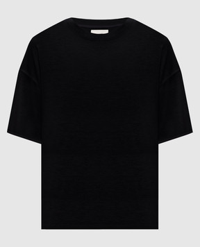 Loulou de Saison Чорна футболка  EZRA EZRALDS