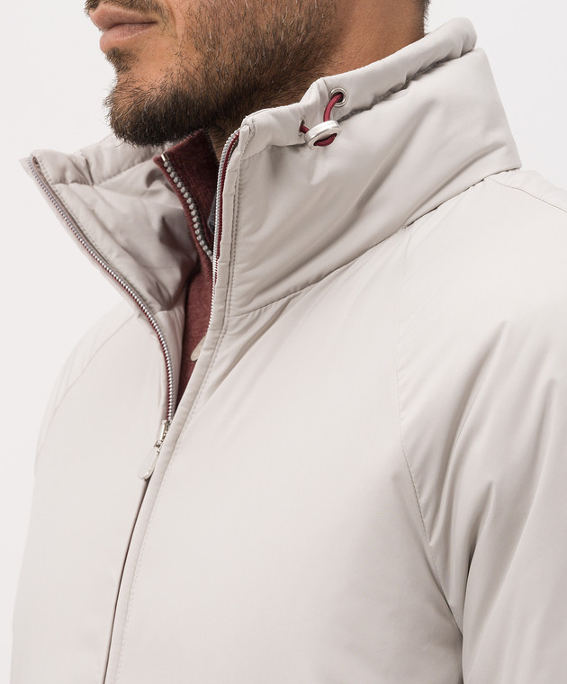 Brunello Cucinelli Сіра куртка MV4086007 зображення 5