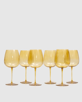 Vema Набір жовтих келихів ROMANTIC 6 шт OPIUM75ROMANTIC