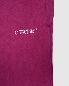 Off-White Дитячі рожеві спортивні штани 44GCH00AF26F001