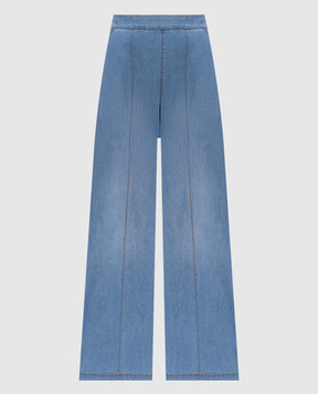 Ermanno Scervino Life Сині штани з ефектом деніму D484P703YKR