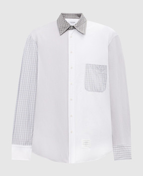Thom Browne Серая рубашка MWL381FF0313