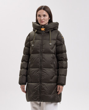Parajumpers Пуховик кольору хакі Janet 26WPWPUHY33