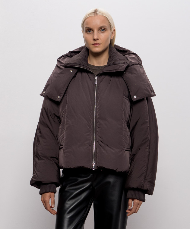 Max Mara Sportmax Коричневый пуховик DUOMO SPXDUOMO изображение 3