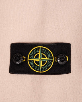Stone Island Дитяче бежеве худі з патчем логотипа L2S166100003S0A2014