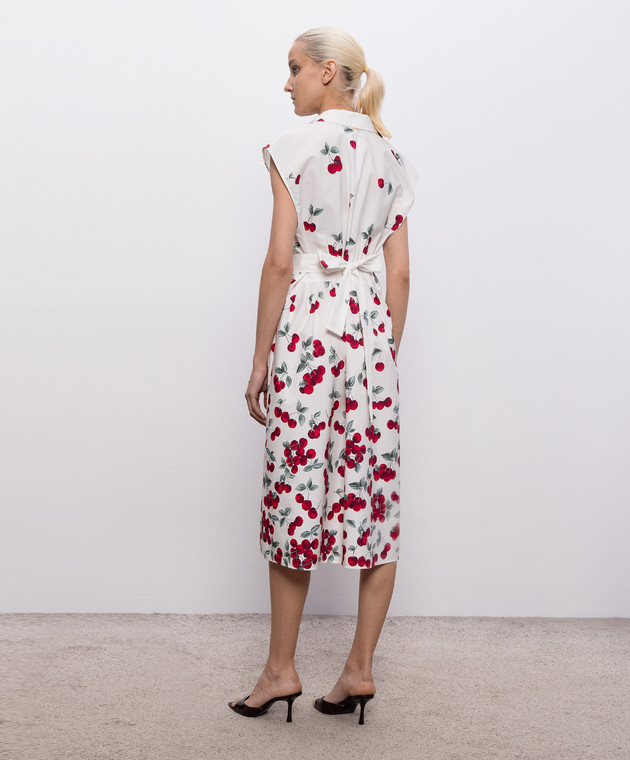 Twinset Біла сукня-сорочка з принтом 261TT2590 зображення 3