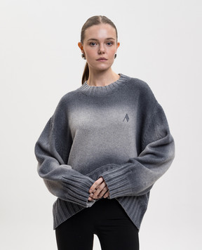 The Attico Сірий светр з вовни і кашеміру 260WCK00126KWS011SP