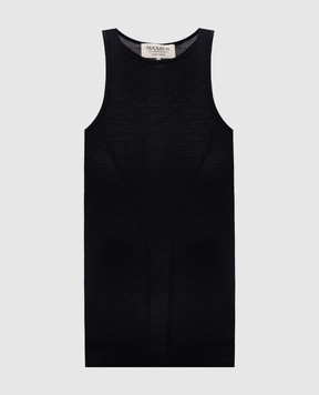 Max & Co Чорна майка PASCIA MCLPASCIA