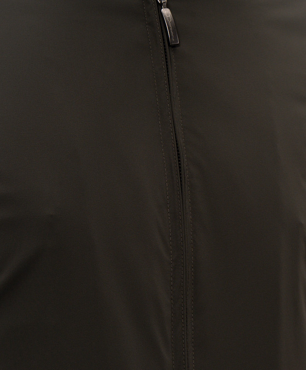 Doriani Cashmere Зелена куртка A428COLMST326T зображення 5
