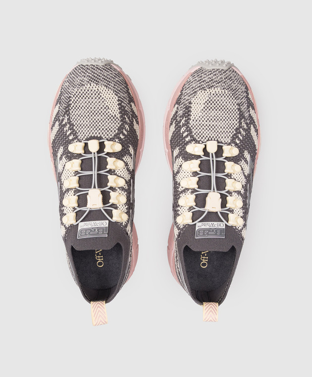 Off-White Серые кроссовки Be Right Back OWIA28KS26FAB001 изображение 4